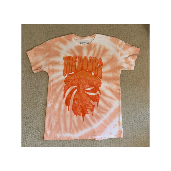 NWT Fashion Nova The Doors Mushroom Tie Dye Tee - Picture 1 of 4